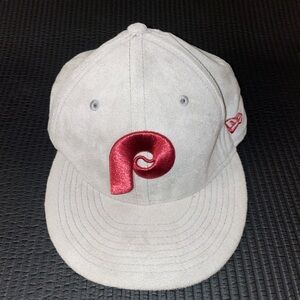 New Era Philadelphia Phillies suede 100 years patch  Baseball Cap